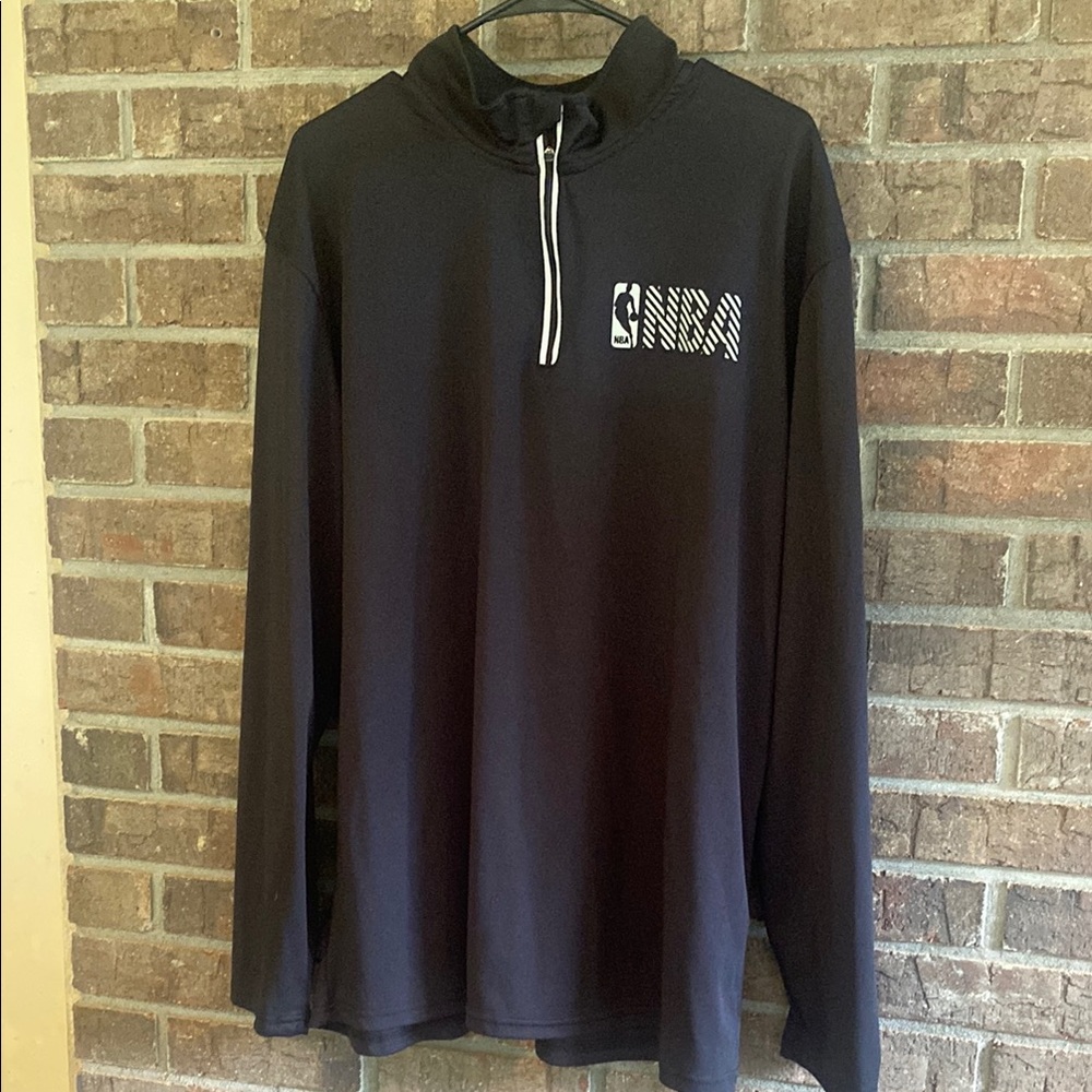 Black Long Sleeve Men's NBA shirt XL
